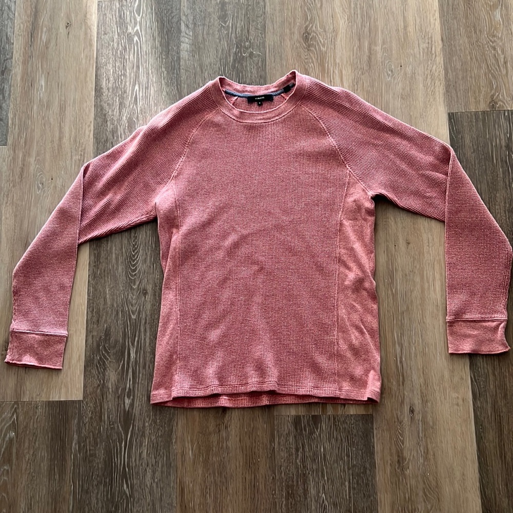 Men’s light pink VINCE sweater